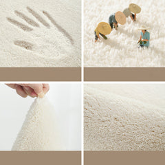 Simple Bedroom Bed Cashmere Carpet