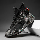 Men's Shoes Sports Shoes Coconut Casual High-top Plus Velvet Shoes Running Shoes