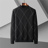 Round Neck Trend Loose Leisure Warm Long Sleeve Men's Sweater
