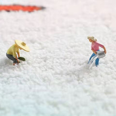 Simple Bedroom Bed Cashmere Carpet