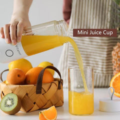 350ml Portable Blender Juicer Electric USB Rechargeable Mixer Smoothie Slushy Cup Juice Blender
